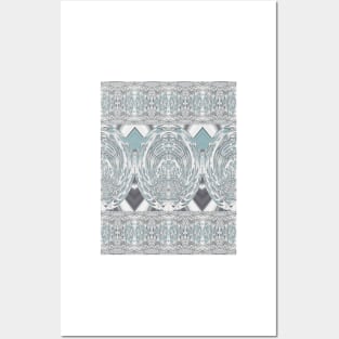 Soft Blue Lace - by Avril Thomas Posters and Art